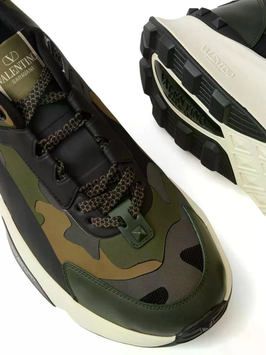 商品【商品预售7天】 Valentino|Valentino 男士运动鞋 5Y2S0I62UPSZH9-7 绿色,价格¥3966,第4张图片详细描述