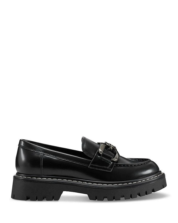 商品Marc Fisher|Women's Trisca Almond Toe Chain Platform Loafers,价格¥675,第2张图片详细描述