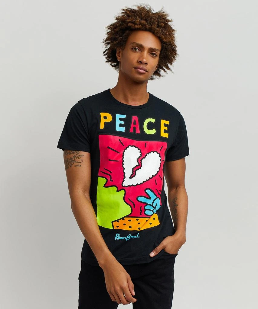 商品Reason Clothing|Peace Graphic Short Sleeve Tee,价格¥75,第4张图片详细描述