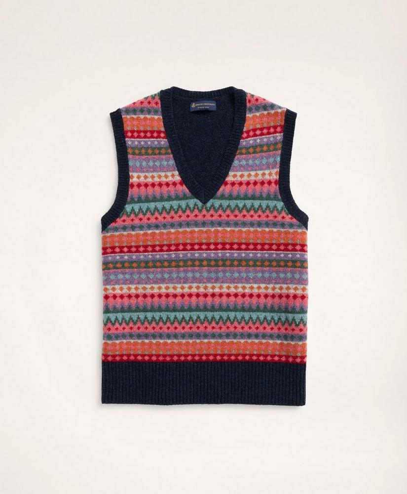 商品Brooks Brothers|Fair Isle Sweater Vest,价格¥368,第1张图片