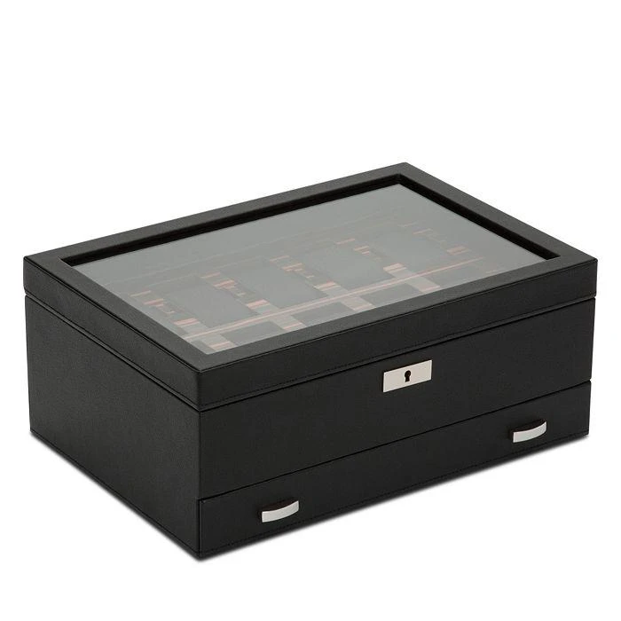 商品Wolf|1834 Roadster Ten Slot Watch Box with Drawer,价格¥3935,第1张图片