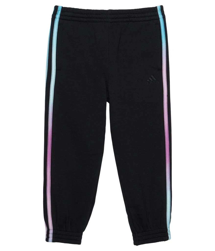 商品Adidas|All Over Print Stripe Fleece Joggers (Toddler/Little Kids),价格¥103,第1张图片