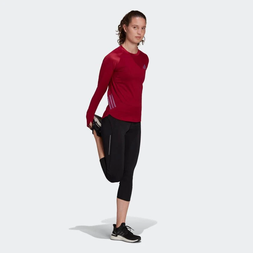 商品Adidas|Women's adidas Parley Adizero Long Sleeve Running Tee,价格¥192,第4张图片详细描述