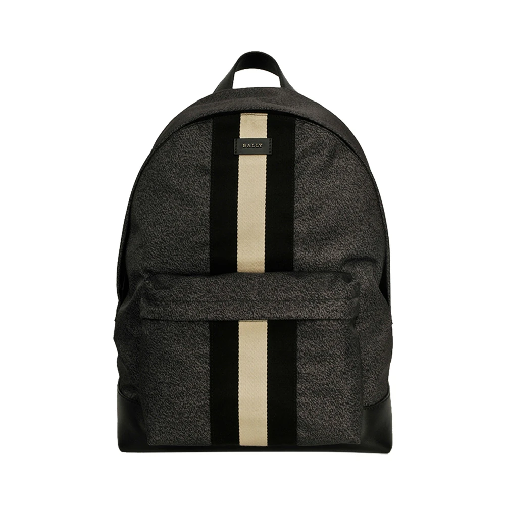 商品Bally|Bally 巴利 炭灰色尼龙男士双肩包 6215637,价格¥3545,第1张图片
