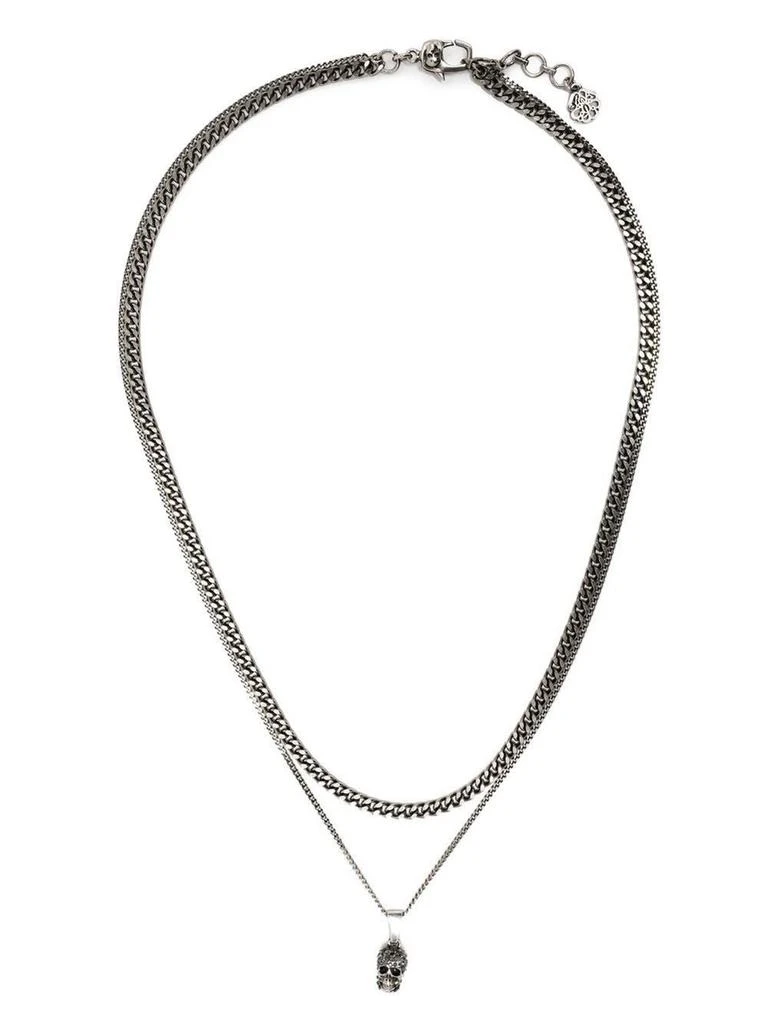 商品Alexander McQueen|ALEXANDER MCQUEEN Skull necklace,价格¥2563,第5张图片详细描述