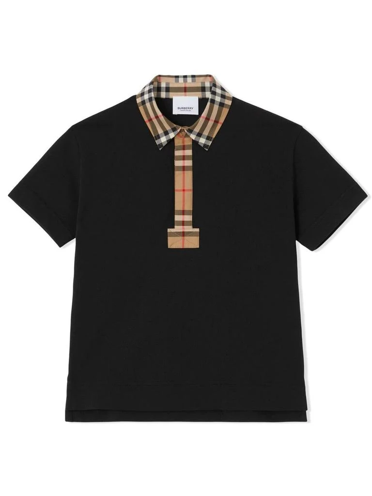 商品Burberry|Vintage check polo shirt,价格¥1536,第1张图片