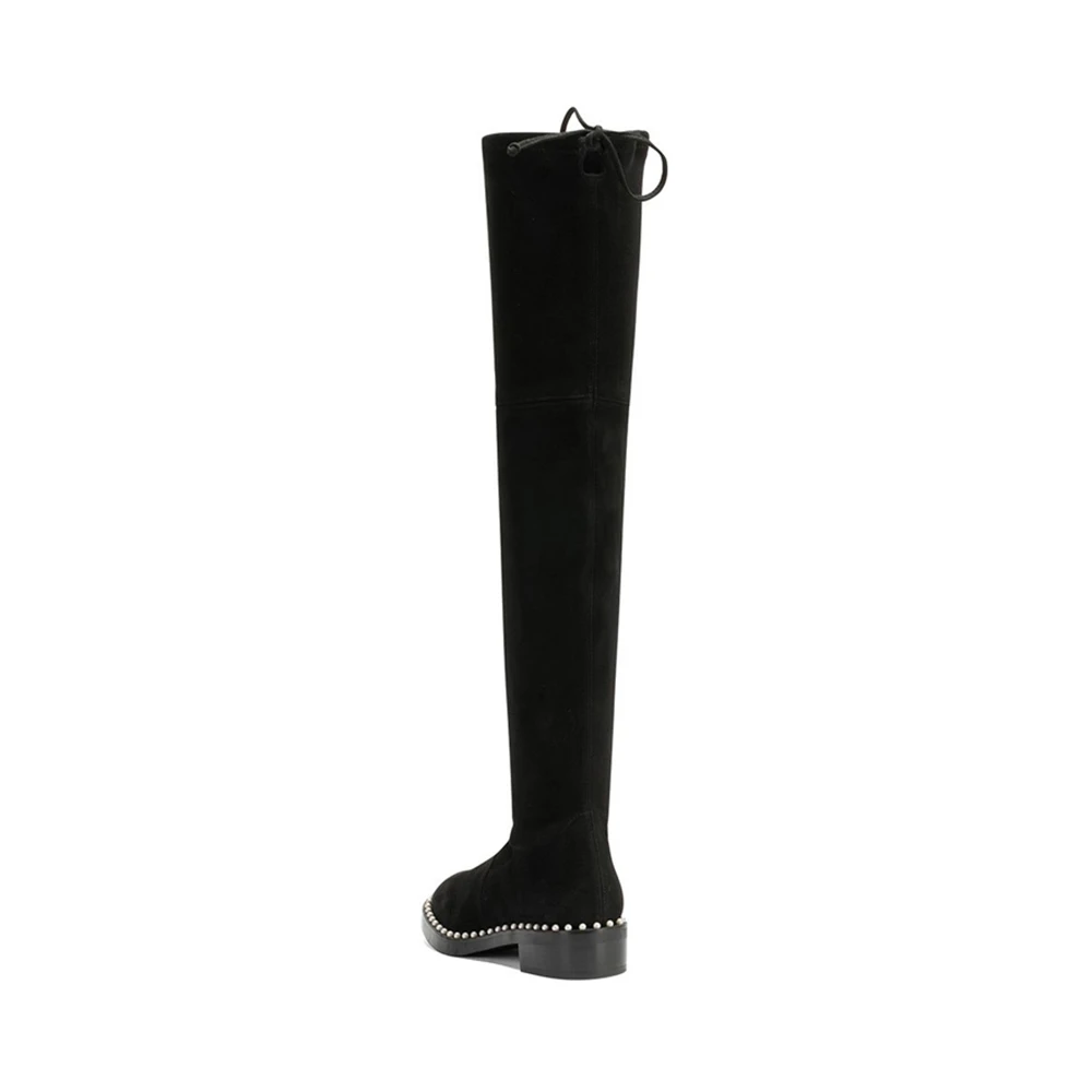 STUART WEITZMAN 黑色女士过膝长靴 LOWLAND-PEARL-BLK 商品