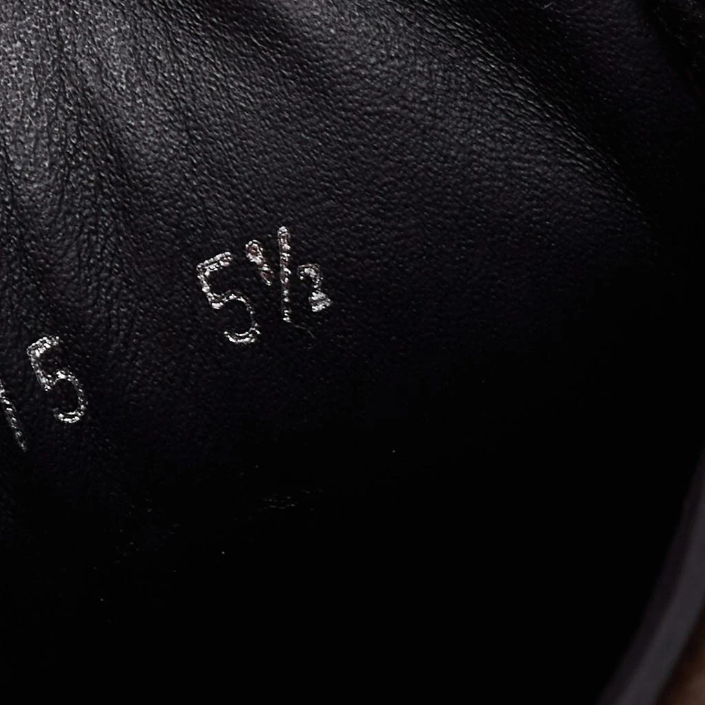 Louis Vuitton Black/Brown Leather and Monogram Canvas Line Up High-Top Sneakers Size 39.5 商品