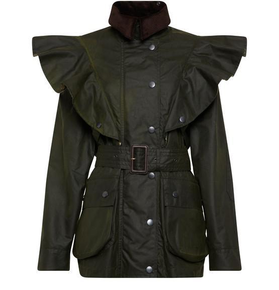 商品Chloé|x Barbour - 带领口大衣,价格¥16970,第1张图片