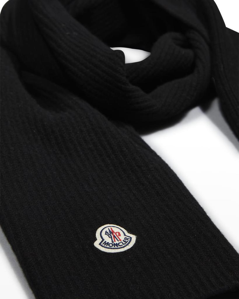 商品Moncler|Men's Cashmere-Wool Scarf,价格¥4415,第7张图片详细描述