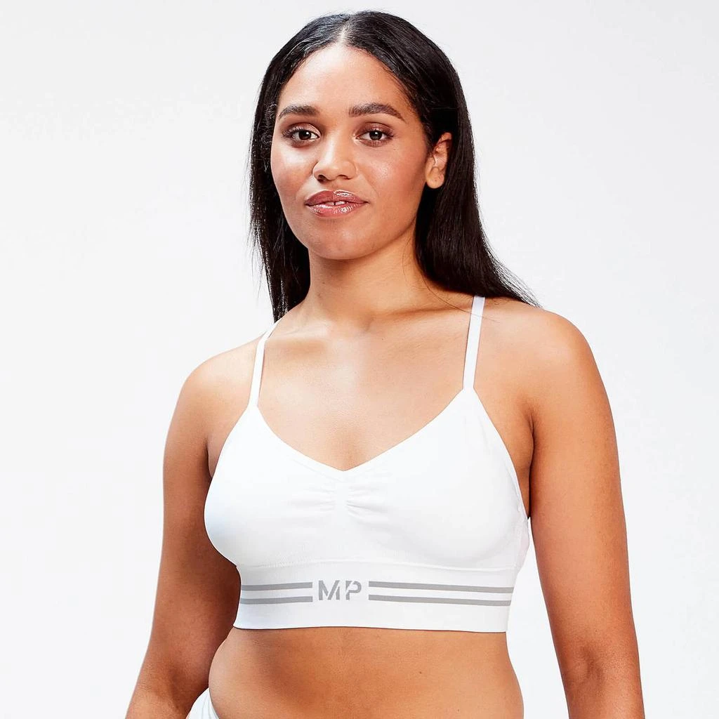 商品Myprotein|MP Women's Seamless Bralette - White,价格¥85,第1张图片