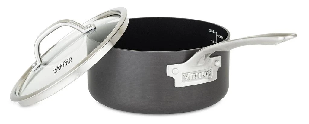 商品Viking|Hard Anodized Nonstick 3 Quart Saucepan with Lid, Black,价格¥901,第2张图片详细描述