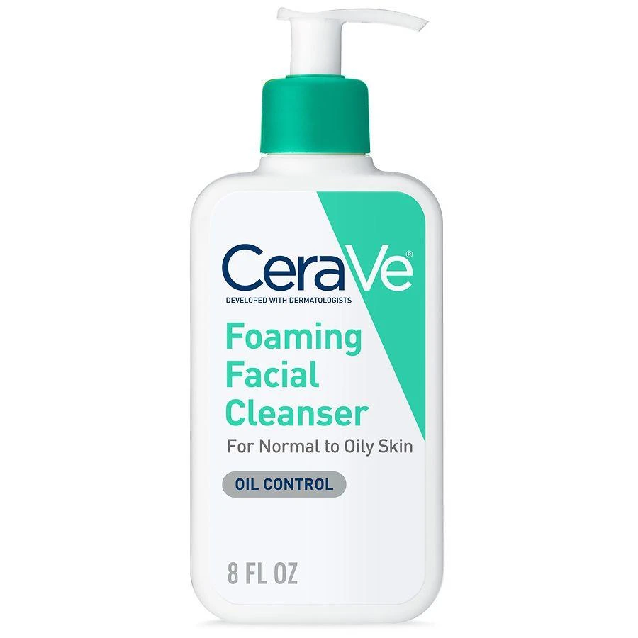 商品CeraVe|Foaming Face Cleanser for Normal to Oily Skin with Hyaluronic Acid,价格¥112,第1张图片