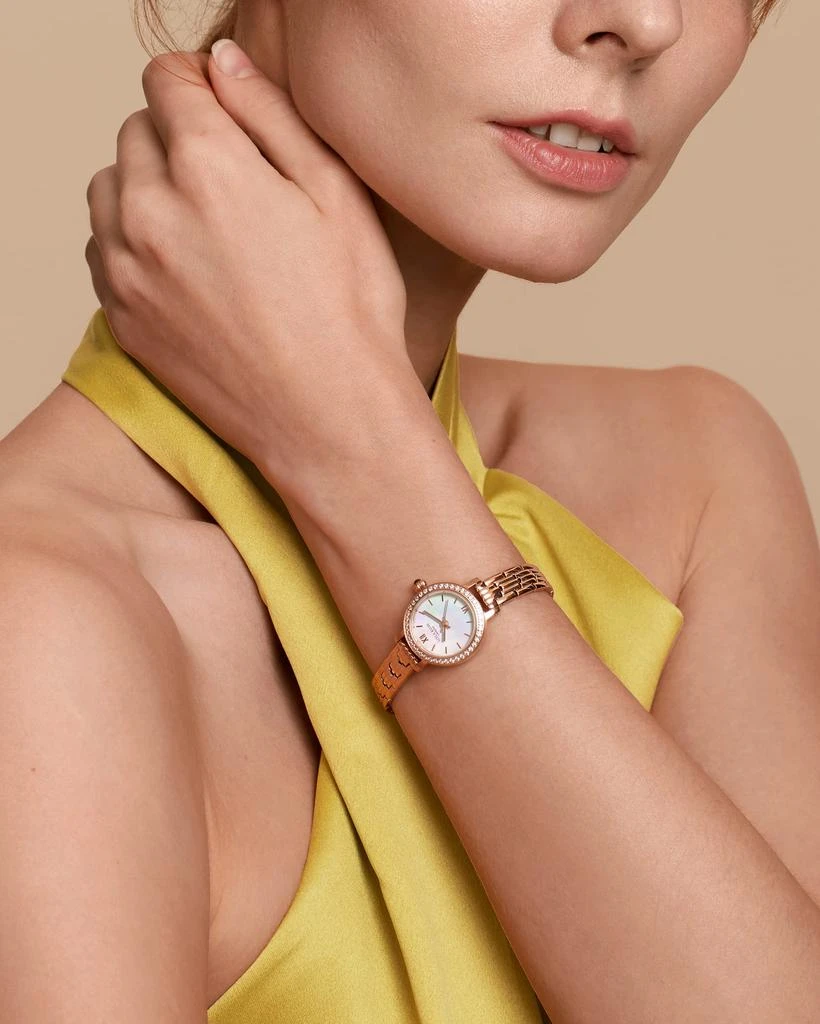 商品Lola Rose|Lola Rose Dainty Watch for Women: Rose Gloden Watch, Genuine Stainless Steel Strap, Wrapped by Stylish Gift Box - Vintage Present for Small Wrists,价格¥1019,第5张图片详细描述