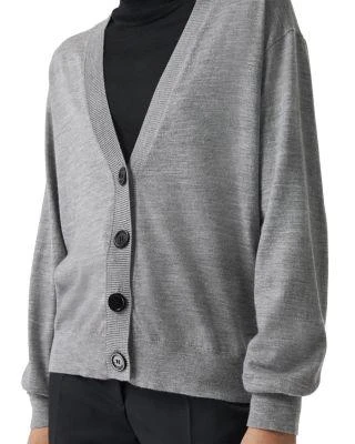 商品Burberry|Dornoch Elbow Patch Cardigan,价格¥1447,第4张图片详细描述