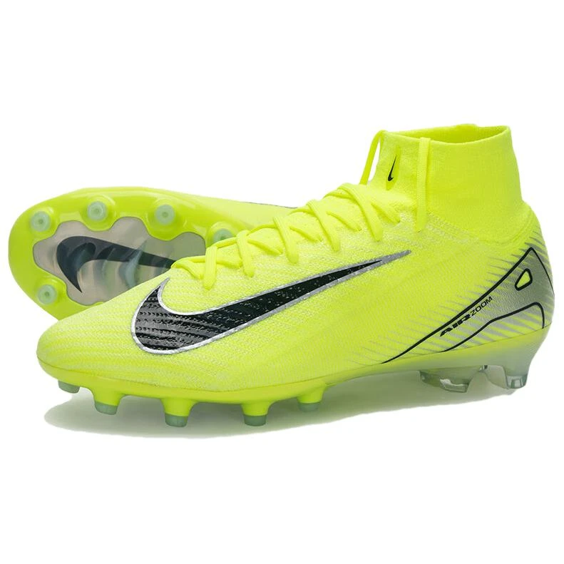 商品[国内直发] NIKE|ZM SUPERFLY 10 ELITE AG-PRO 时尚舒适 防滑耐磨 足球鞋 男款 荧光黄,价格¥1498,第4张图片详细描述