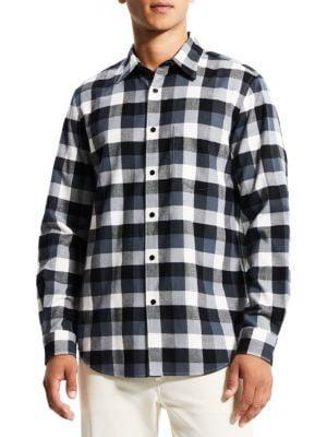 商品Theory|Irving Hunter Plaid Button-Up,价格¥662,第1张图片