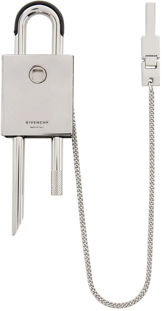 商品Givenchy|黑色 Chito 联名中号 4G Padlock 钥匙扣,价格¥2511,第2张图片详细描述