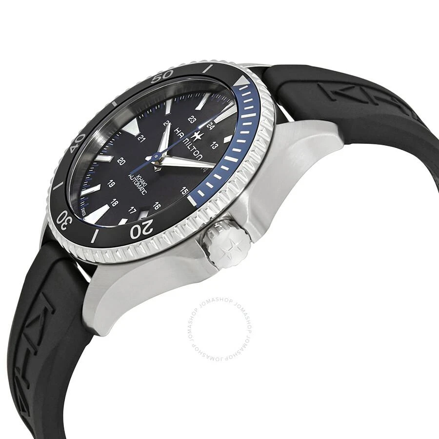 商品Hamilton|Khaki Navy Scuba Automatic Black Dial Batman Bezel Men's Watch H82315331,价格¥4322,第2张图片详细描述