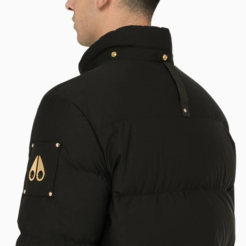 商品Moose Knuckles|Black padded bomber jacket,价格¥10522,第4张图片详细描述