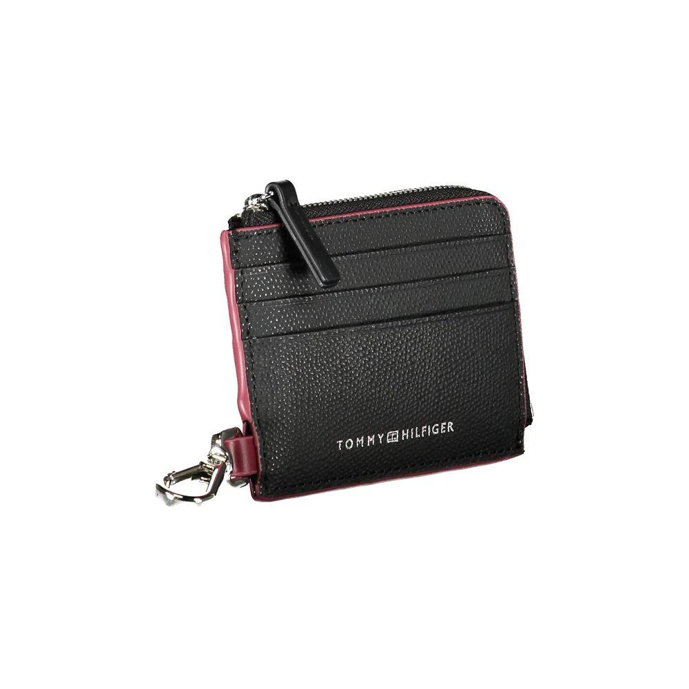 商品Tommy Hilfiger|Tommy Hilfiger Chic Leather Card Holder with Snap Hook,价格¥595,第3张图片详细描述