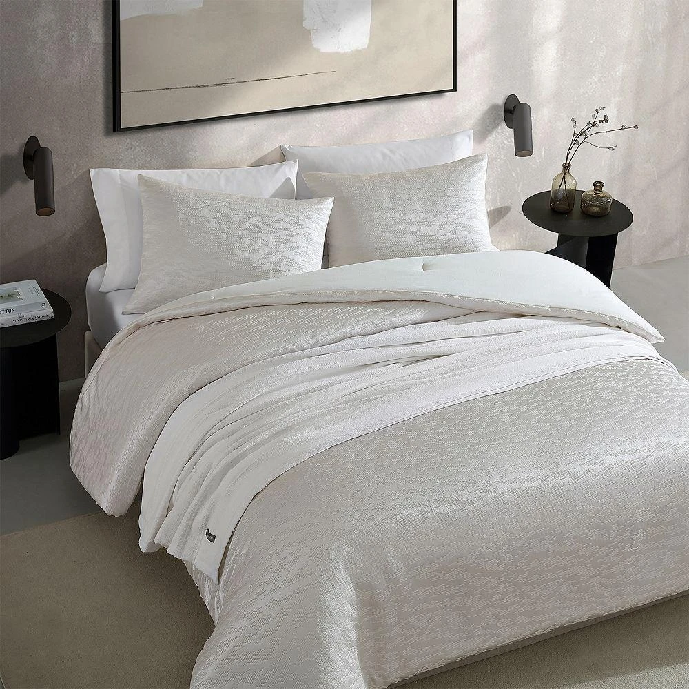 商品Vera Wang|Illusion Textured 3 Piece Duvet Cover Set, King,价格¥1851,第1张图片