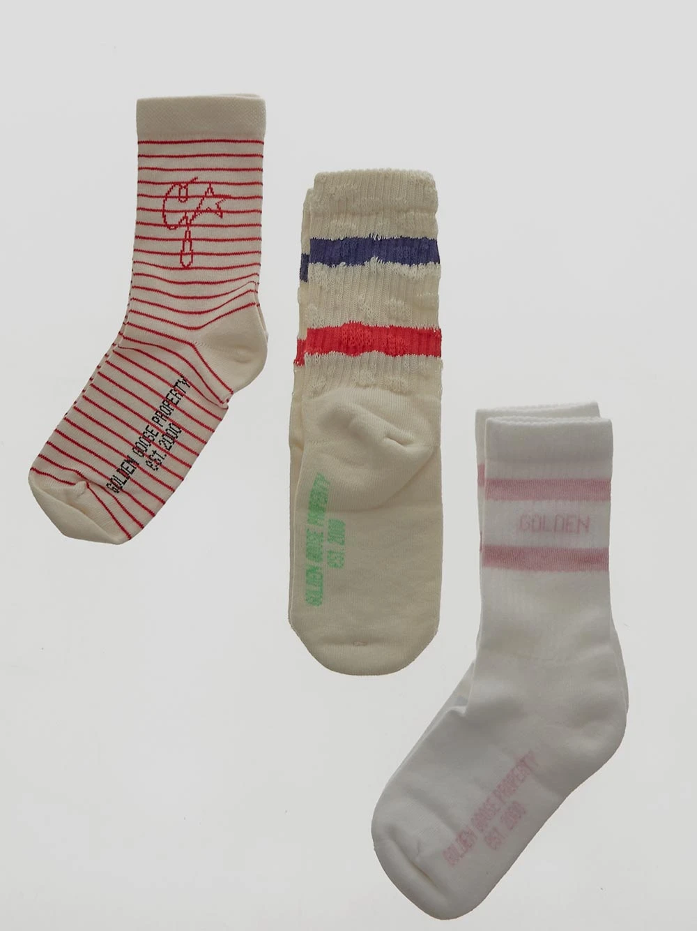 商品Golden Goose|Golden Goose 女童袜子 GKP01436P00111182260 红色,价格¥707,第5张图片详细描述