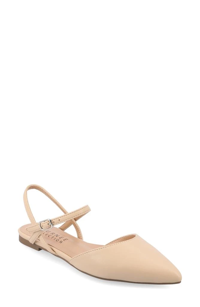 商品Journee Collection|Martine SuperNatural Shades Slingback Flat,价格¥255,第1张图片