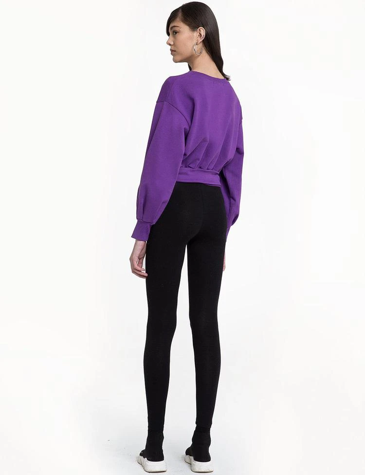 商品Pixie Market|Purple Belted Sweatshirt,价格¥594,第4张图片详细描述