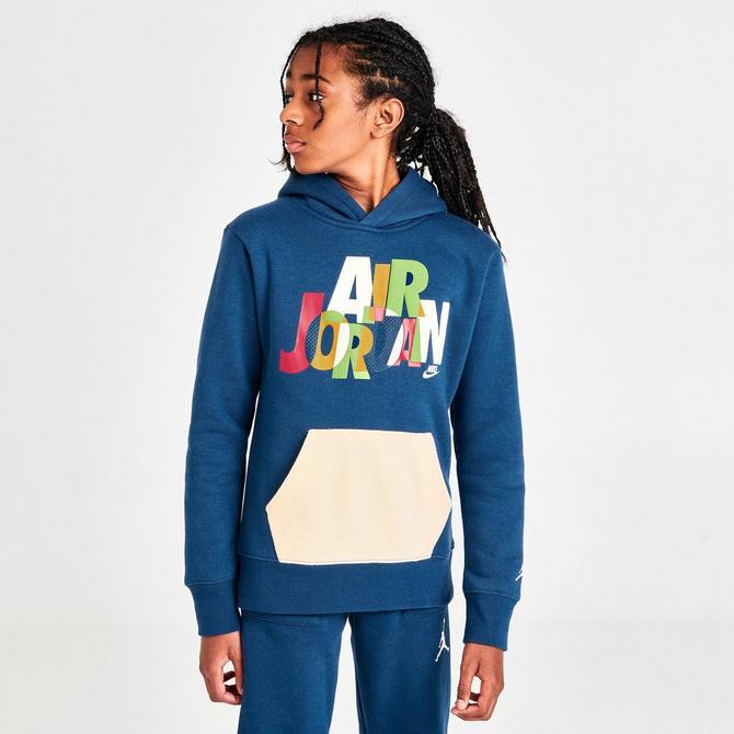 Kids' Jordan Messy Room Fleece Pullover Hoodie商品第3张图片规格展示