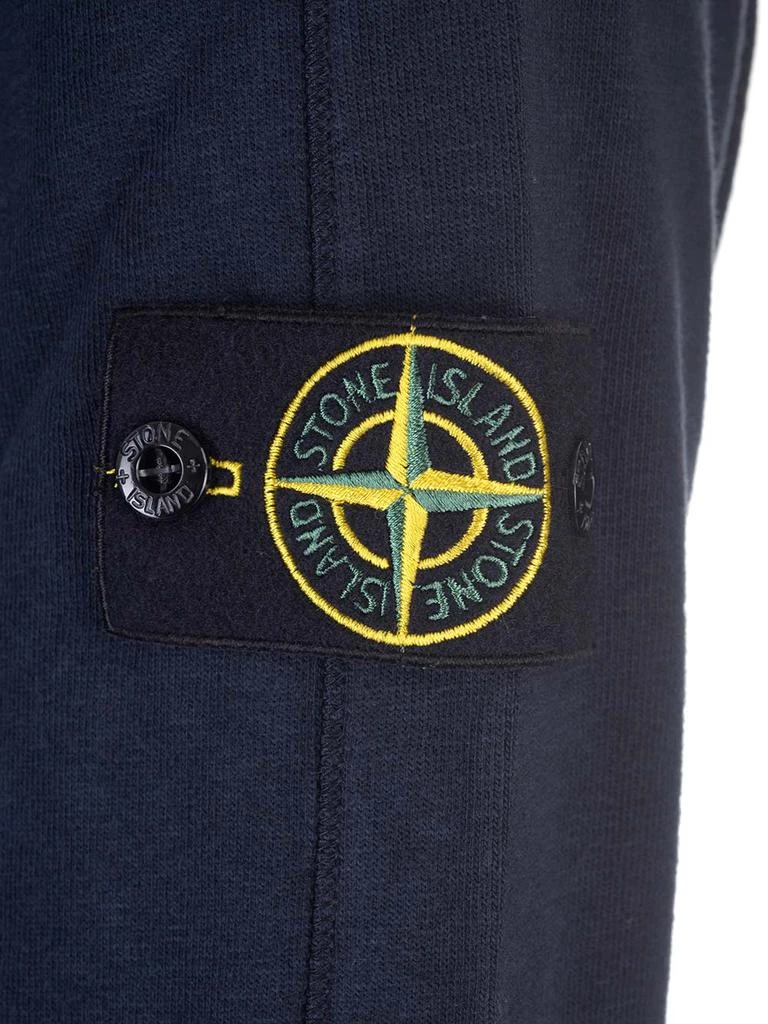 商品Stone Island|Blue Sweatshirt With Mock Neck,价格¥2317,第3张图片详细描述