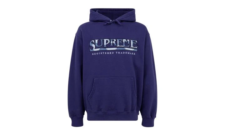 商品Supreme|Supreme Denim Logo Hoodie,价格¥1703,第1张图片