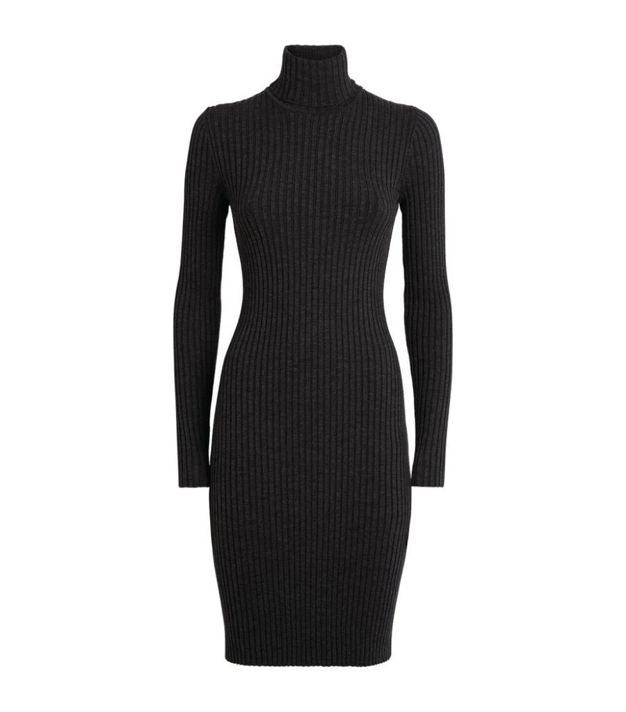 商品Wolford|Wool-Cotton Ribbed Dress,价格¥5304,第1张图片