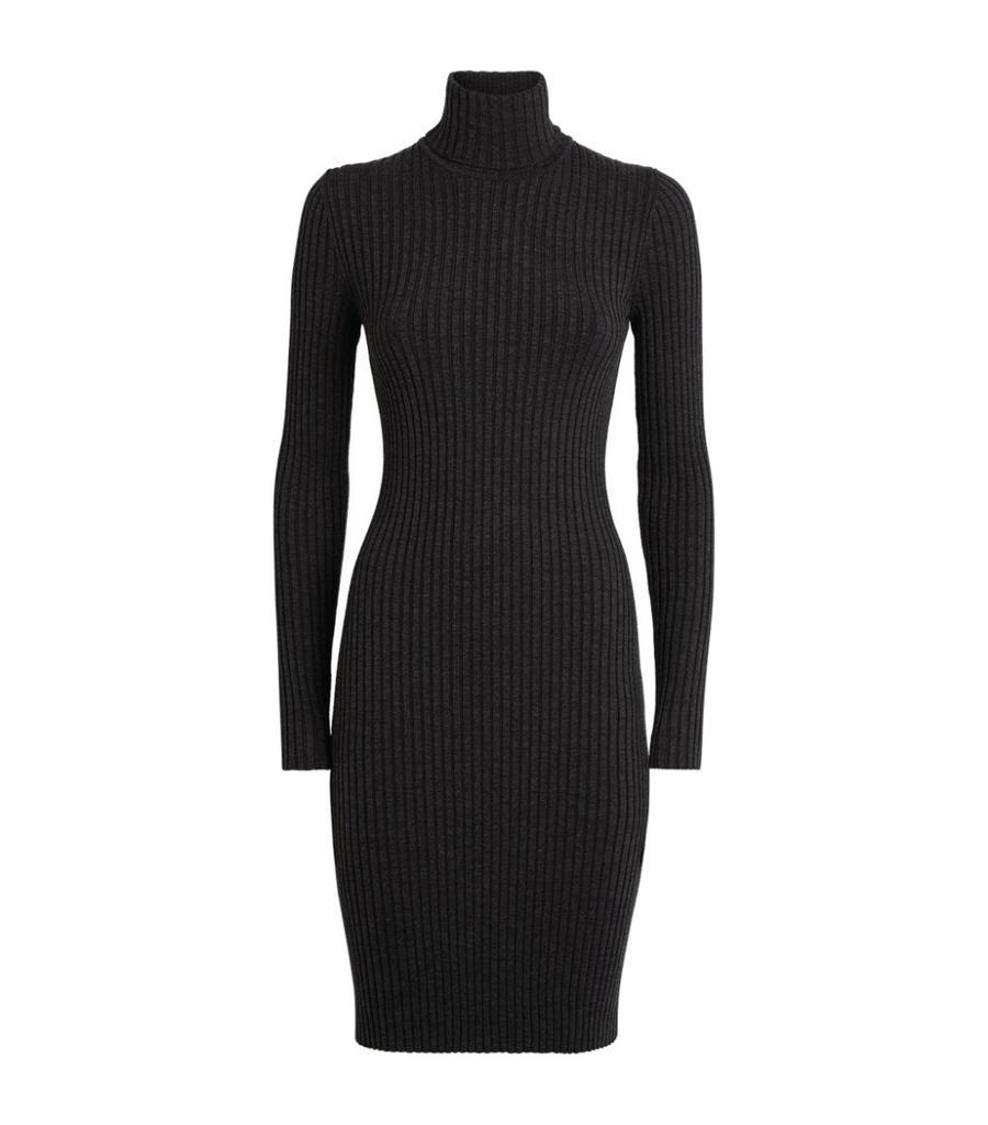 商品Wolford|Wool-Cotton Ribbed Dress,价格¥4957,第1张图片