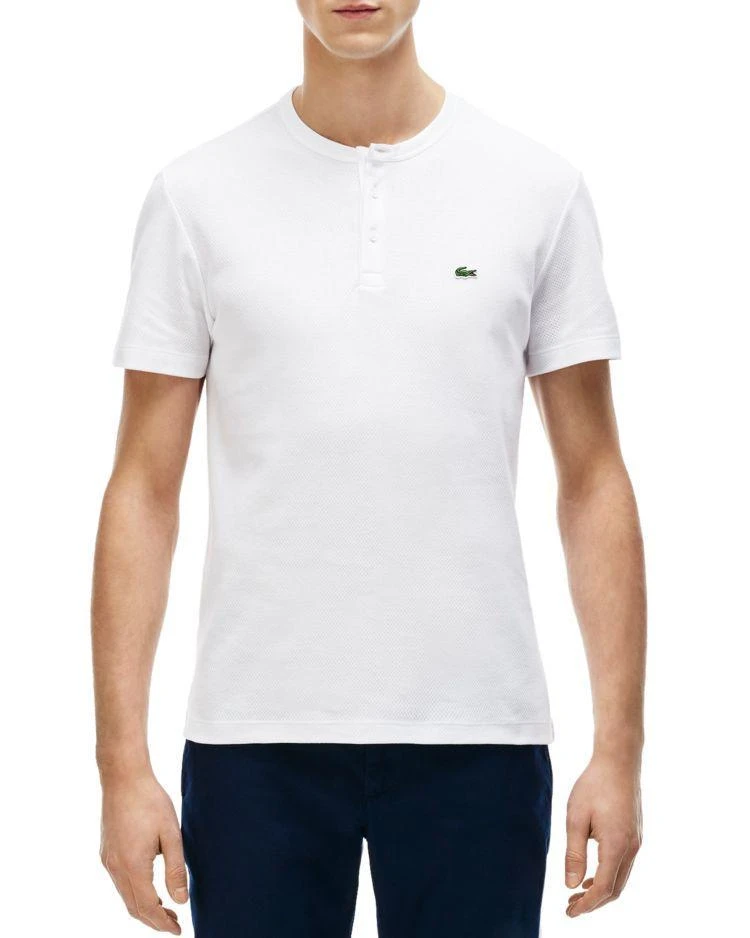 商品Lacoste|Textured Henley Tee,价格¥252,第1张图片