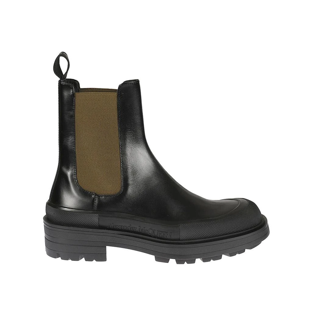 商品Alexander McQueen|Alexander McQueen Leather Boots,价格¥3538,第1张图片