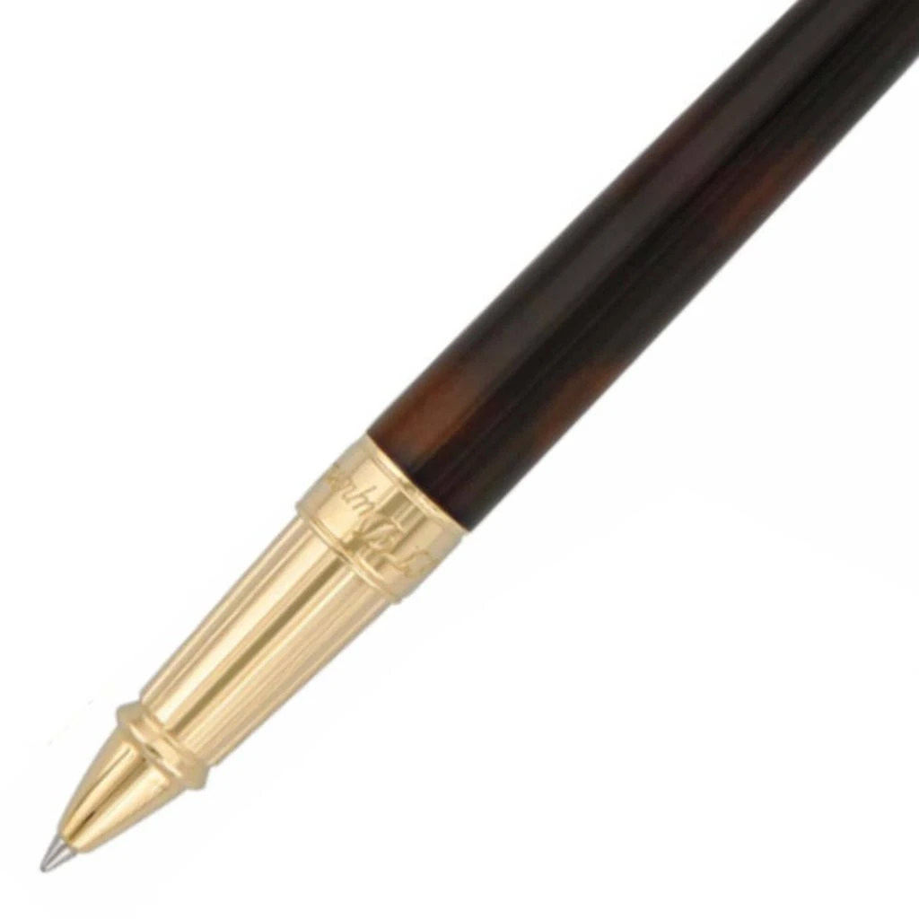 商品S.T. Dupont|S.T. Dupont Rollerball Pen - Line D Vitruvian Man Brown Lacquer and Gold | DP412038L,价格¥5350,第2张图片详细描述