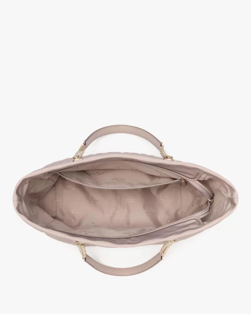 商品Kate Spade|Spade Flower Quilted Fabric XL Tote,价格¥1114,第4张图片详细描述