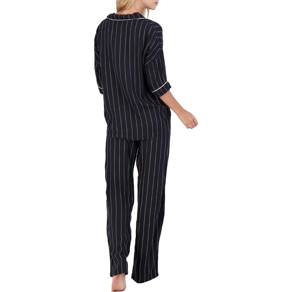 PJ Salvage Women's Sateen Loungewear Pajama Set商品第9张图片规格展示