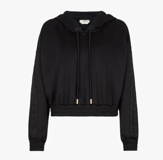 商品Fendi|FENDI 女士黑色卫衣 FAF191-AK7H-F0GME,价格¥4123,第1张图片