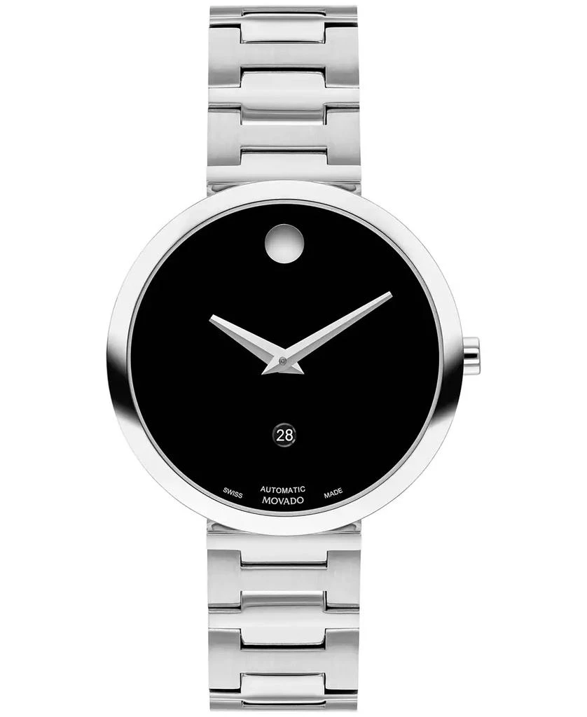 商品Movado|Women's Museum Classic Swiss Automatic Silver-Tone Stainless Steel Bracelet Watch 32mm,价格¥8896,第1张图片