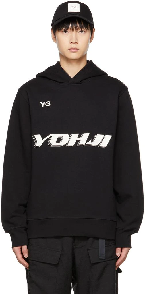 商品Y-3|Black Graphic Hoodie,价格¥1150,第1张图片
