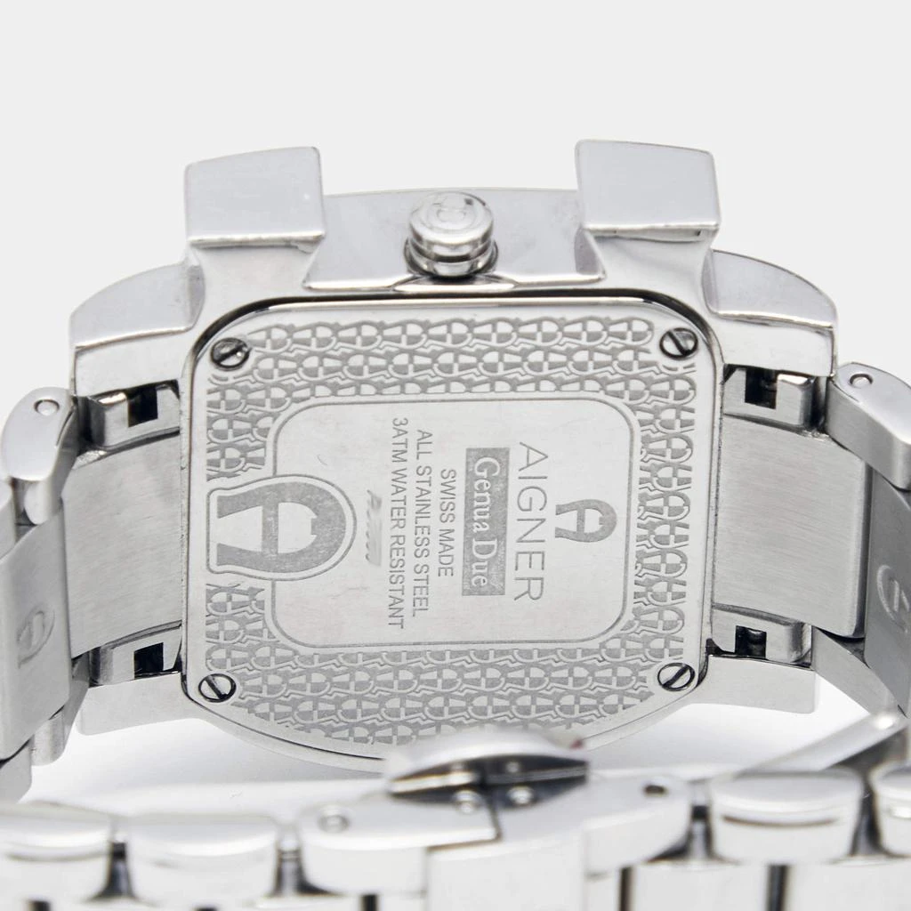 商品[二手商品] Aigner|Aigner Mother of Pearl Stainless Steel Genua Due A31600 Women's Wristwatch 31 mm,价格¥1191,第4张图片详细描述