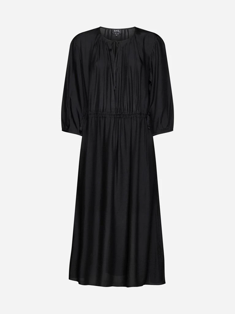 商品A.P.C.|Eve viscose midi dress,价格¥2738,第1张图片