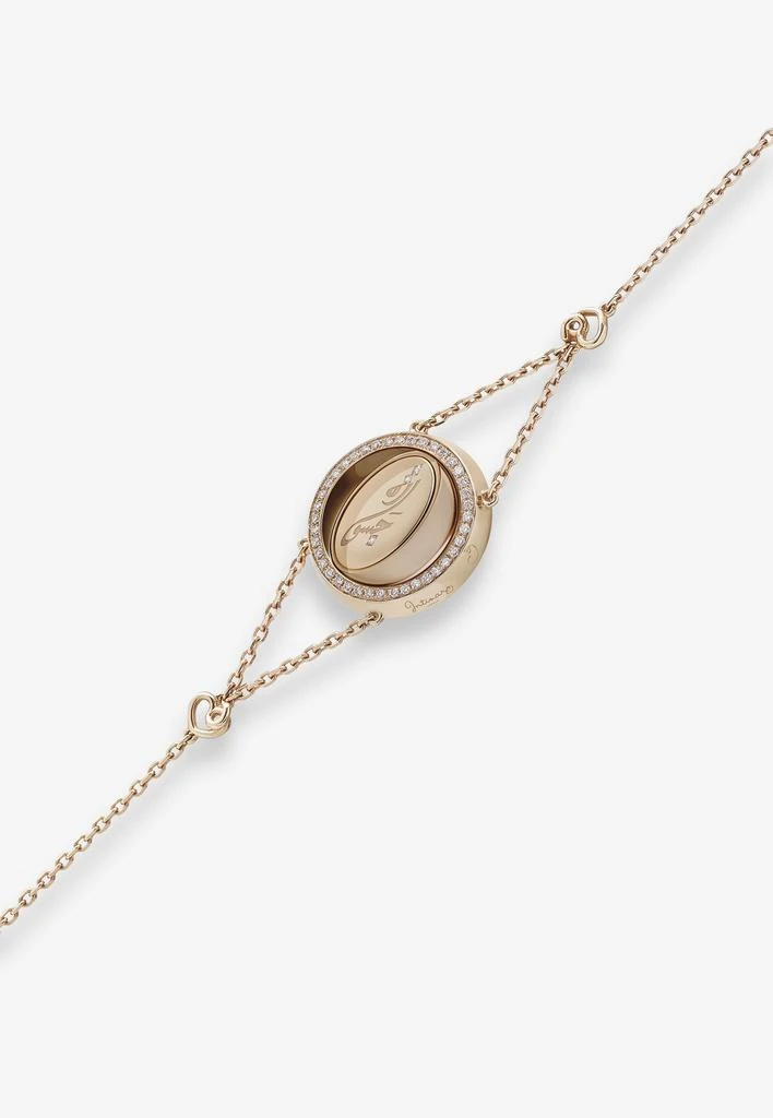 商品Intisars|Me Oh Me VIP Full Pavé Fuchsia 18K Rose Gold Diamond Bracelet,价格¥55137,第2张图片详细描述