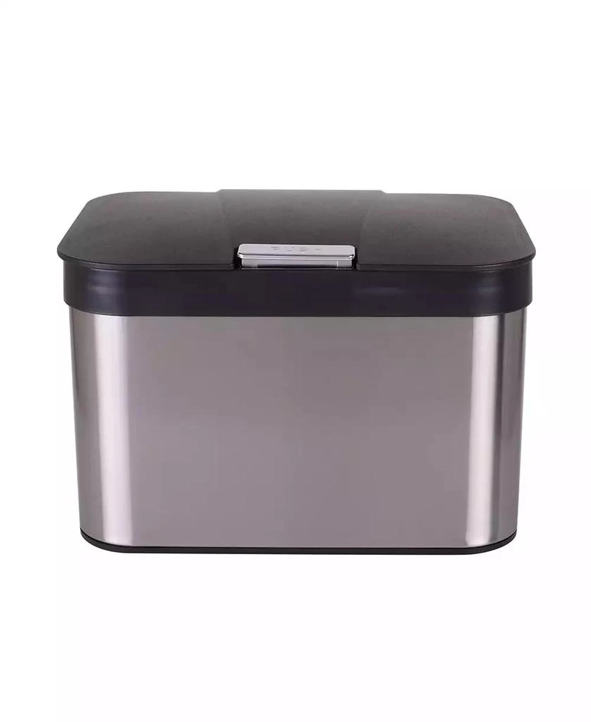 商品Organize it All|Stainless Steel Compost Bin Set with Biodegradable Bags, Sink Organizer & Scrub Brush,价格¥593,第2张图片详细描述