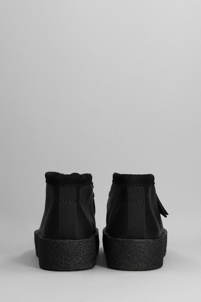 商品Clarks|Clarks Wallabee Cup Bt Lace Up Shoes In Black Leather,价格¥1337,第6张图片详细描述