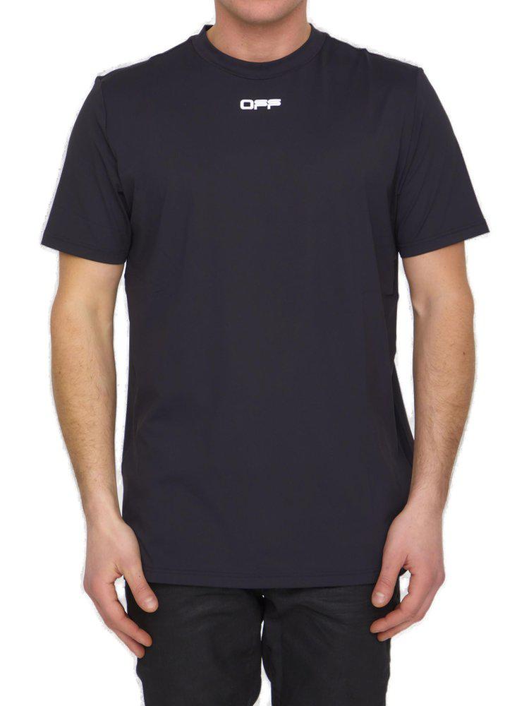 Off-White Logo Printed Crewnec T-Shirt商品第1张图片规格展示