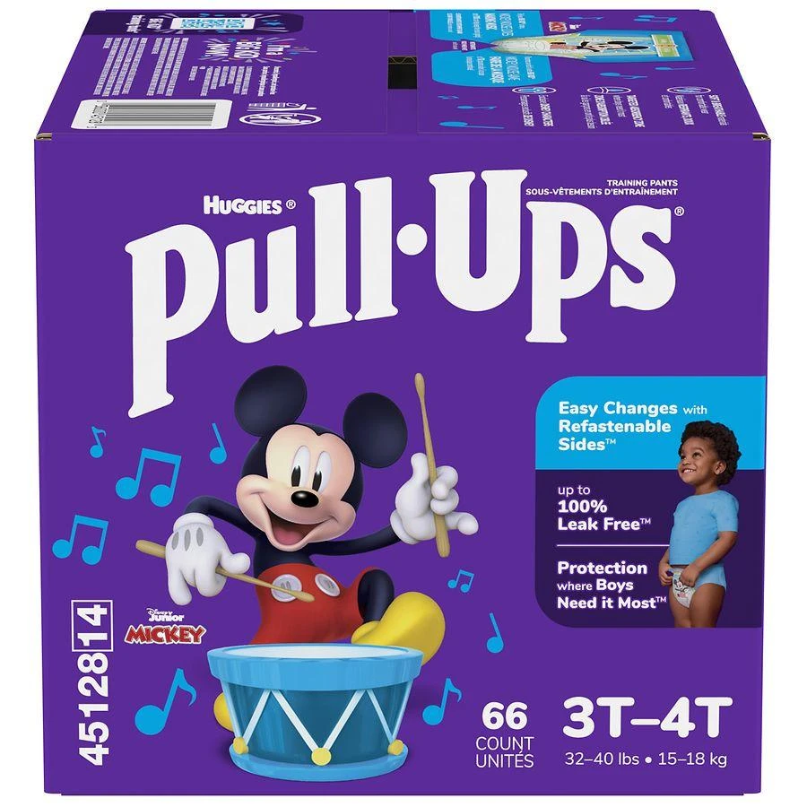 商品Huggies Pull-Ups|Boys' Potty Training Pants Size 3T-4T,价格¥79,第3张图片详细描述