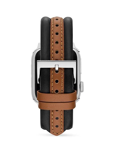 商品Tory Burch|Kira Fabric & Leather Apple Watch® Strap,价格¥854,第6张图片详细描述